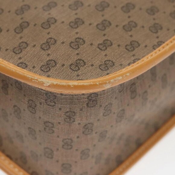 GUCCI Micro GG Supreme Shoulder Bag PVC Beige Gold 001 104 0915 Auth th5490 - Picture 4 of 16